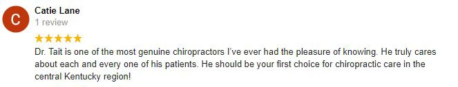 Chiropractic Lexington KY Patient Testimonial Catie Lane